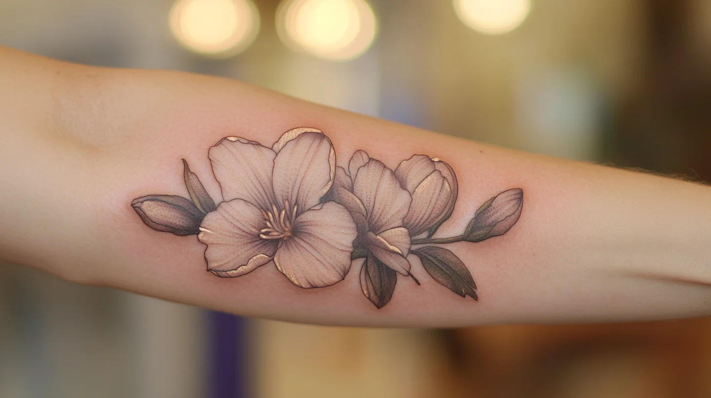 tatouage freesia