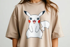 tshirt imprimé Pokémon