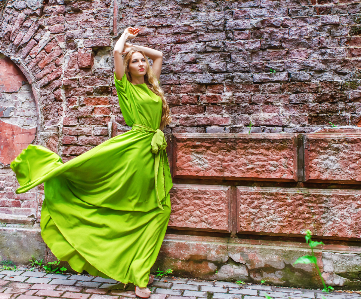 robe verte