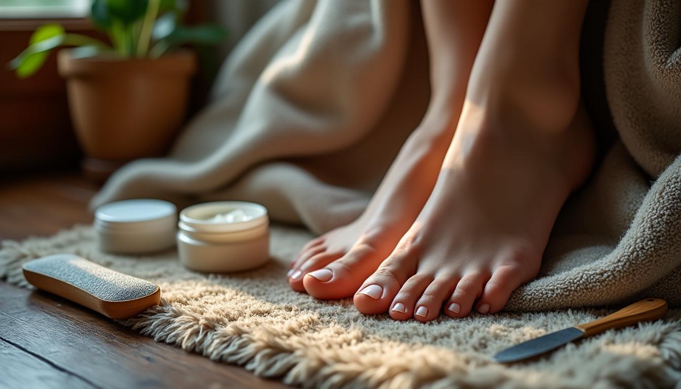 Astuces pour prévenir le trait blanc sur les ongles des pieds