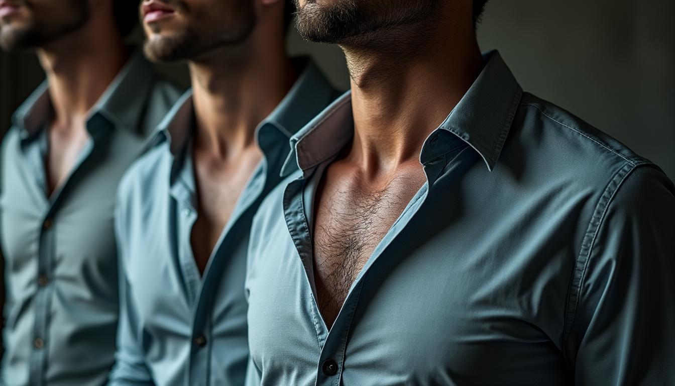 Style et confort : opté pour des chemises col cassé avec nœud papillon caché