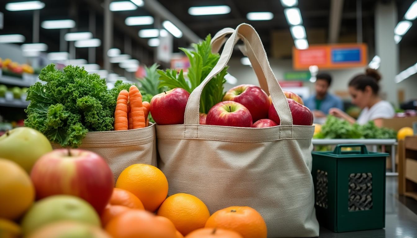 découvrez nos cabas de marché grande contenance, idéaux pour transporter toutes vos courses avec style et praticité. optimisez votre expérience de shopping dès aujourd'hui grâce à des sacs robustes et écologiques.