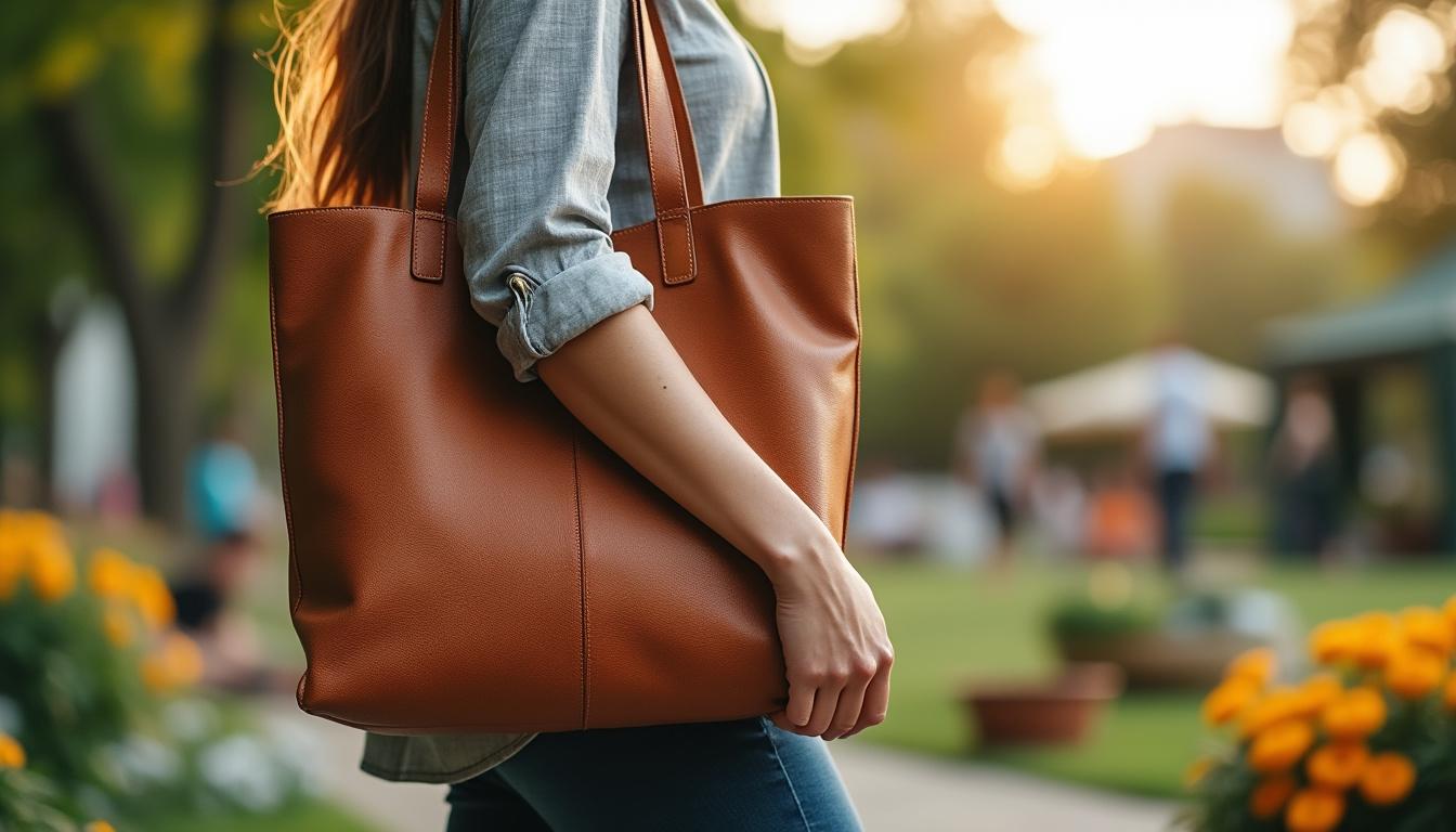 Comment un sac cabas vegan sans cuir peut compléter votre style de vie sain