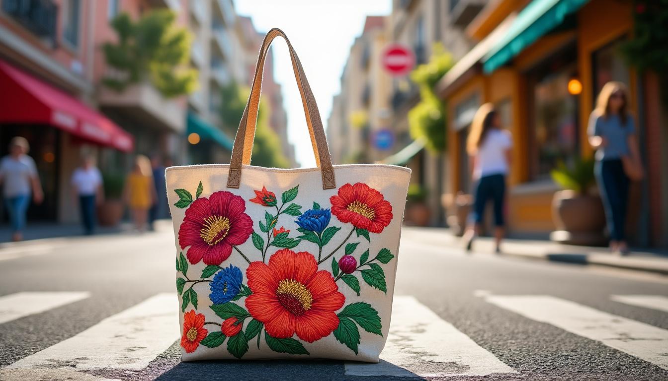 découvrez les secrets d'un cabas brodé sur mesure, alliant élégance et originalité pour captiver tous les regards lors de vos sorties.