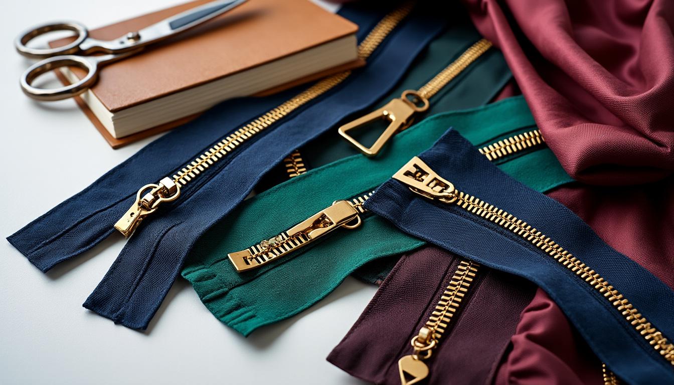 explorez les différents styles de fermeture éclair en métal doré pour sublimer vos projets de couture avec élégance et qualité.