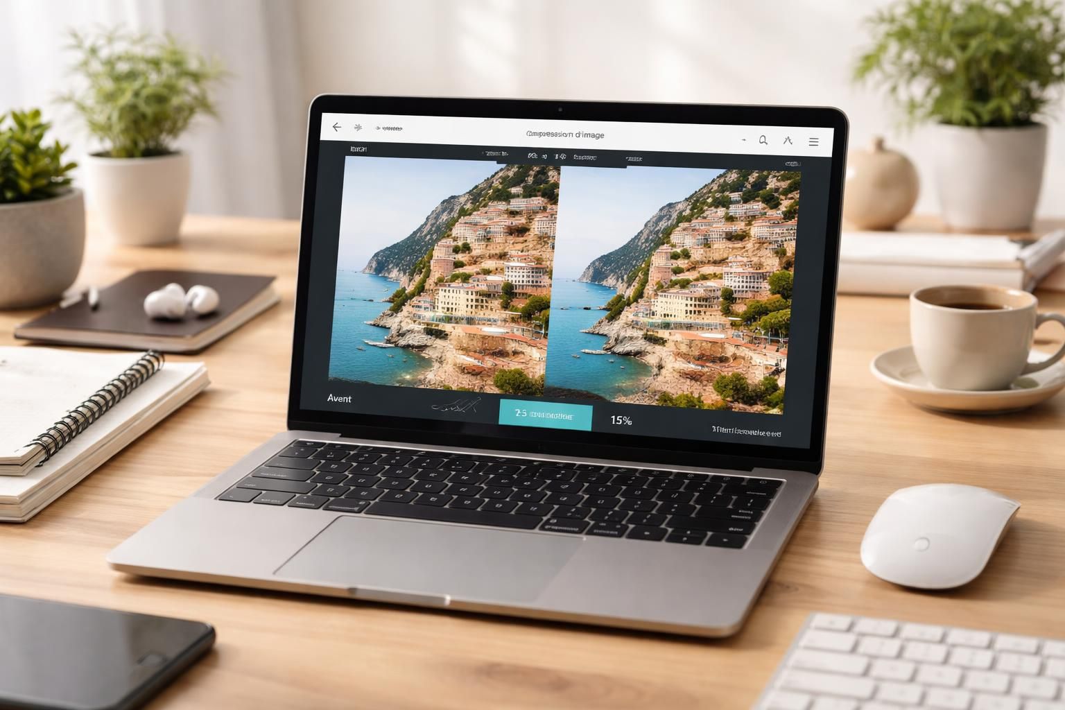 E-commerce : compresser sans perdre le détail sur PC portable