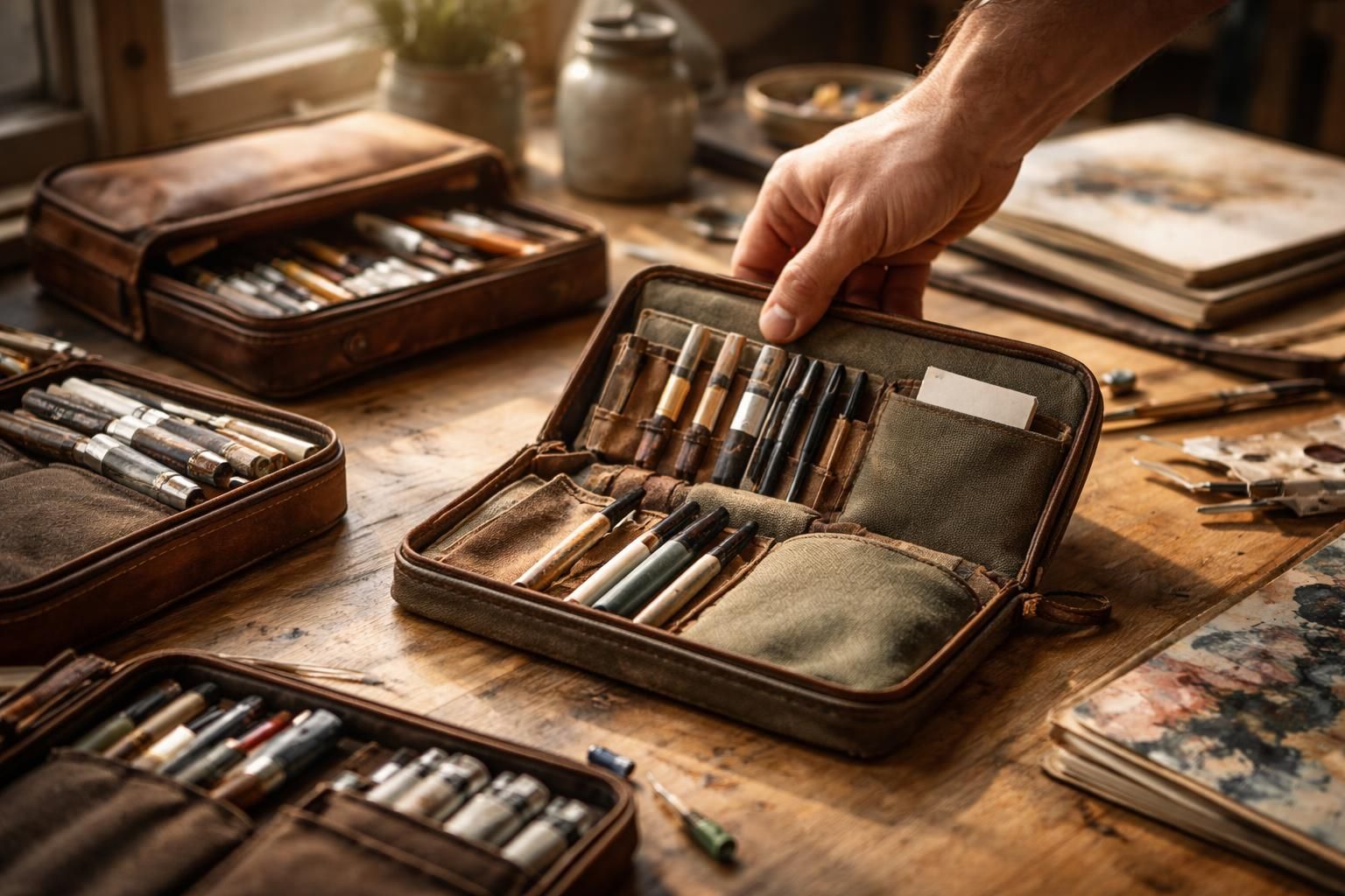 Pochettes pour les artistes : des accessoires essentiels pour votre créativité