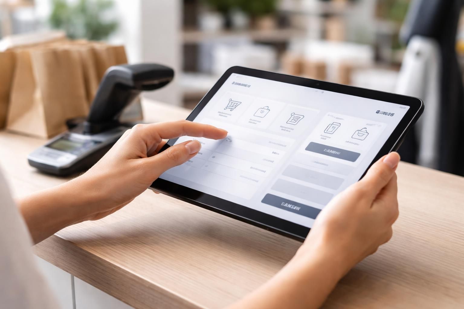 Fidélité : inscription en caisse via tablette Samsung, sans papier