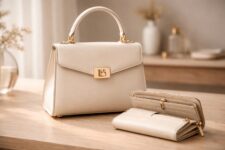 découvrez notre duo d'élégance : sac à main femme et portefeuille assorti, parfaits pour allier style et praticité au quotidien.