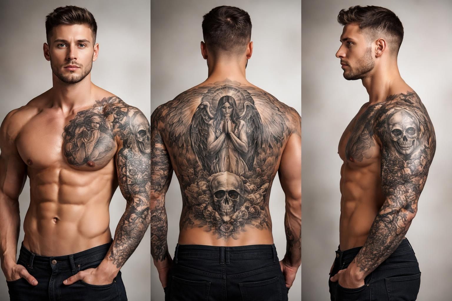 Tatouage homme : prix, selon bras, torse, dos