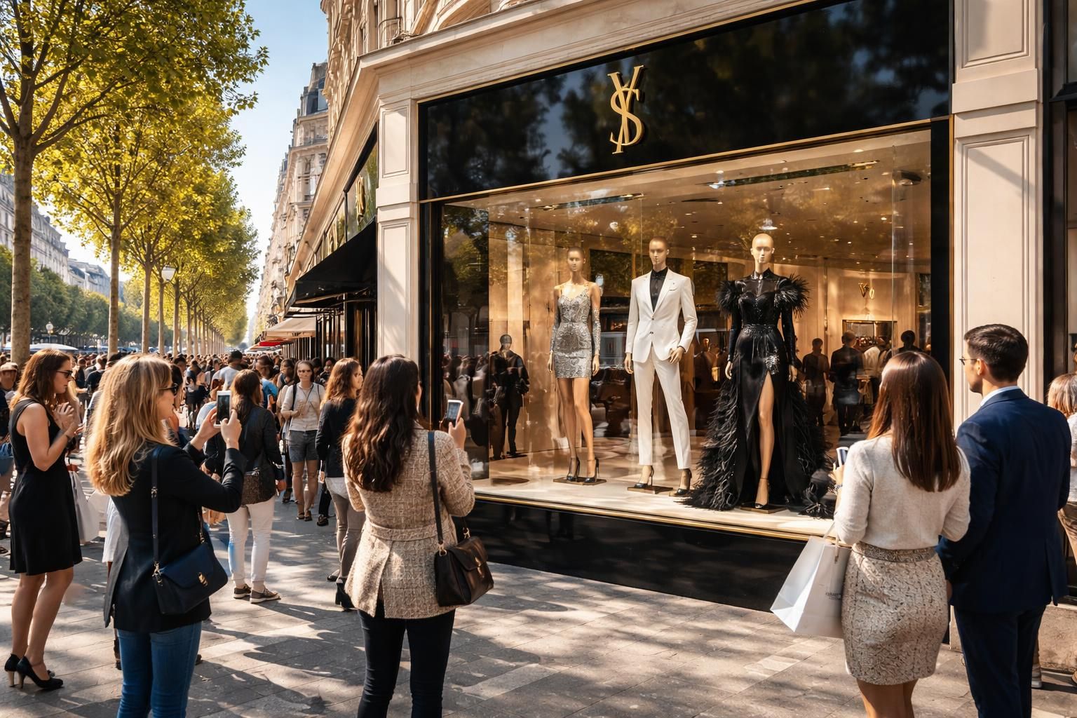 Yves Saint Laurent sur les Champs Elysées : L&rsquo;Incontournable Destination des Fashionistas