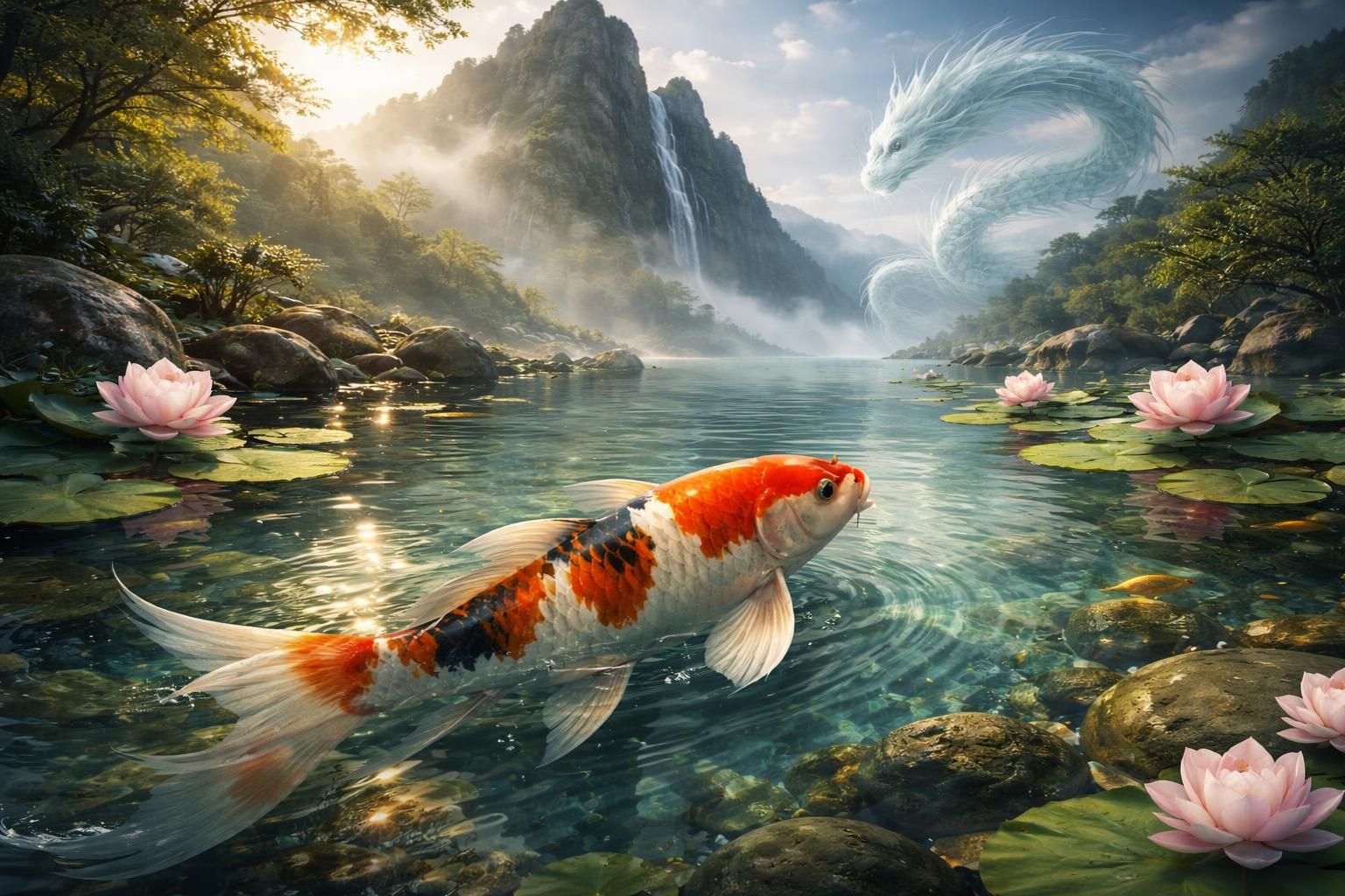 Les mythes autour de la signification du tatouage de la carpe koi expliqués