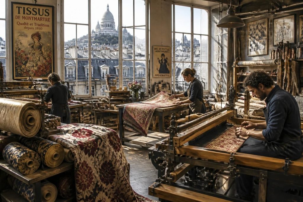 L’impact des tissus Montmartre sur l’industrie textile parisienne