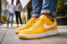 découvrez comment intégrer des baskets jaunes nike à votre tenue pour un look tendance et audacieux. conseils de style et astuces mode pour sublimer vos sneakers jaunes.